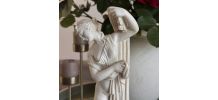 Statue vintage A. Santini 26 cm- Vénus / Déesse antique - It