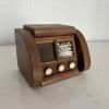 Distributeur cigarettes vintage 1950 radio TSF bois Bakélite