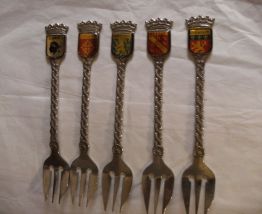 serie fourchettes blasons regions 