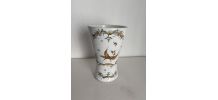 Vase vintage 1970 en faïence de Moustiers céramique - 26 cm