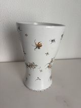 Vase vintage 1970 en faïence de Moustiers céramique - 26 cm