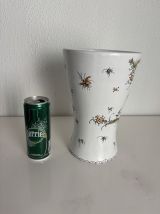 Vase vintage 1970 en faïence de Moustiers céramique - 26 cm