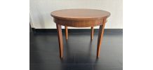 Table basse vintage 1950 Hainke Allemagne guéridon ronde boi