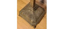 porte manteau sur pied bronze et laiton art deco 195x30 10kg