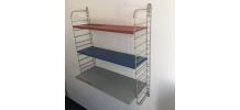 Etagère vintage 1950 tomado design A.Dekker - 70 x 68 x 20 c