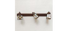 Plafonnier trio style Tiffany art déco 