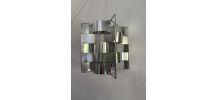 Suspension vintage 1970 Max Sauze aluminium - 37 cm