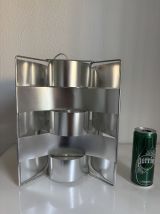 Suspension vintage 1970 Max Sauze aluminium - 37 cm