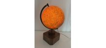 Globe vintage 1930 terrestre Jacques Adnet Mappemonde J.Fore