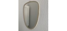 Miroir vintage 1960 rétroviseur asymétrique forme libre - 40