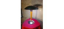 Lampe Champignon black mat- 43x32 Space‑Age 1970s - 90 ,  La