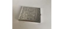 Porte-cigarettes vintage 1930 Inca argent sterling 925 - 9,8