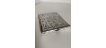 Porte-cigarettes vintage 1930 Inca argent sterling 925 - 9,8