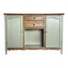Buffet vintage bois et vert sauge