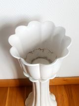 Cache pot sur pied en faïence, Italie vintage 