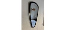 Miroir vintage 1960 rétroviseur asymétrique - 69 x 35 cm