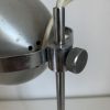 Lampe vintage 1960 de table eyeball acier brossé Aluminor - 