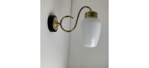 LOT 3 ANCIENNES APPLIQUES EN OPALINE VINTAGE