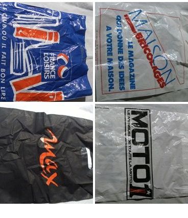 lot sacs publicitaires anciens - 