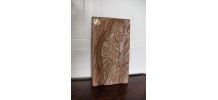 bois sculpté relief signé billard - 