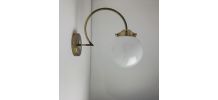 PAIRE D’ANCIENNES APPLIQUES EN OPALINE VINTAGE
