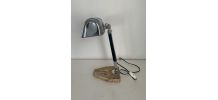 Lampe vintage 1930 Fare artisanat Français marbre sable - 45