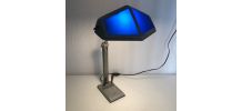 Grande lampe vintage 1920 Pirouett Art Déco bureau - 50 cm