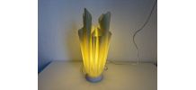 Lampe vintage 1970 de table Ophélie Georgia Jacob vert amand