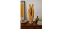 Lampe vintage 1970 de table Athéna Georgia Jacob - 56 cm