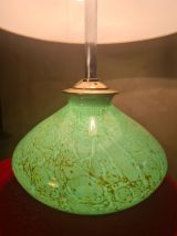 lampe 1950 a 70 abat jour en lin, eclairage dans le pied en 