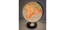 Globe vintage 1950 terrestre verre Colomb édition politique 