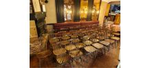 Lot de 46 chaises Baumann  (N153) + 17 donneuses