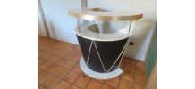 Bar cocktail " tambour 1/2 lune" année 50/60