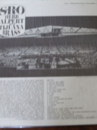 33 tours S.R.O.  Standing Room Only HERB ALPERT 