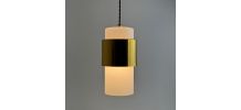 ANCIENNE SUSPENSION EN OPALINE 1970 VINTAGE