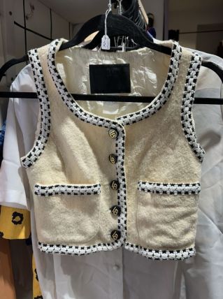 Gilet court sans manche 