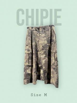 Jupe longue Chipie vintage avec imprimé 