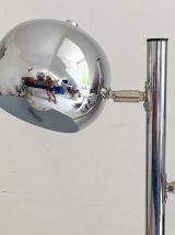 Lampe chromée vintage 1970's
