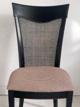 Chaise bois et cannage