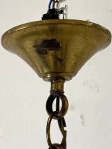 Lustre début XXème en cristal de bohème