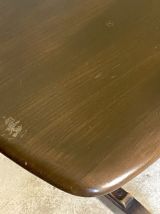 Table en Orme massif vintage 1960's