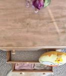 Petite commode type parisienne patinée en Rose