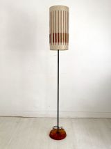 Lampadaire scandinave vintage 1960's teck et placage de teck