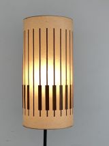 Lampadaire scandinave vintage 1960's teck et placage de teck