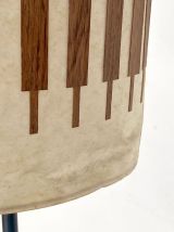 Lampadaire scandinave vintage 1960's teck et placage de teck
