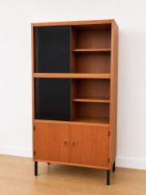 Buffet bibliothèque vintage en teck