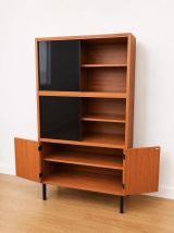 Buffet bibliothèque vintage en teck