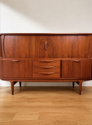 Buffet haut en teck modèle U18 Danemark 1965 par J Handersen