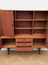 Enfilade haute scandinave en teck fabriqué par OMF