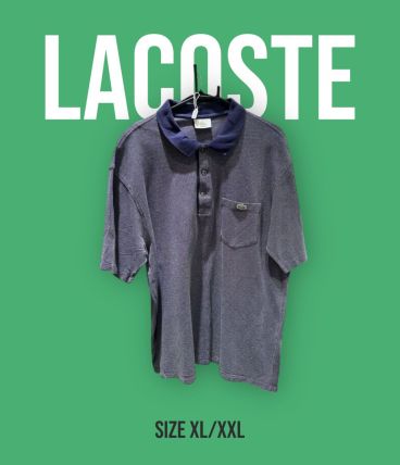 Polo Lacoste bleu vintage 